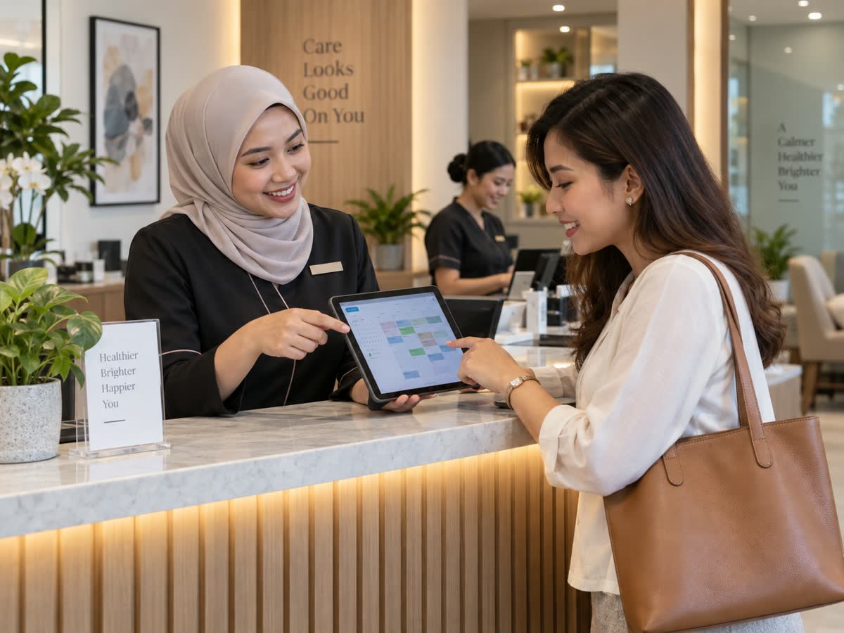 Booking system design for service businesses