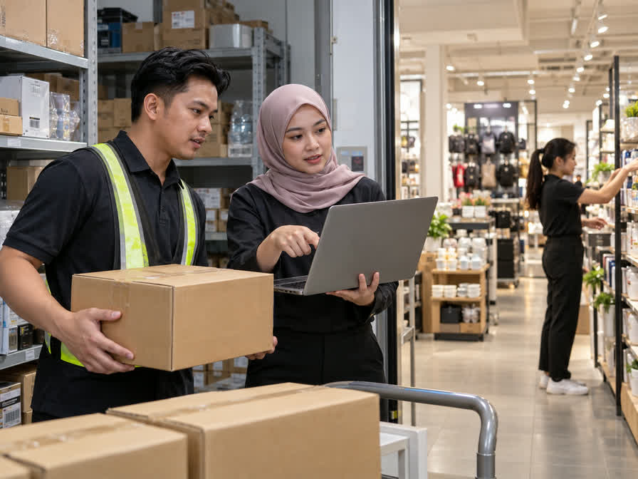 Can retail warehouse software connect suppliers and stores?