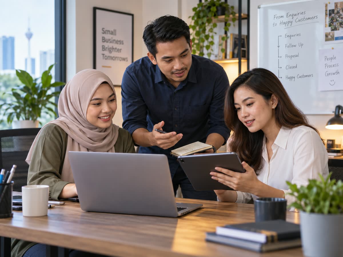 Building a clear CRM enquiry workflow for growing teams