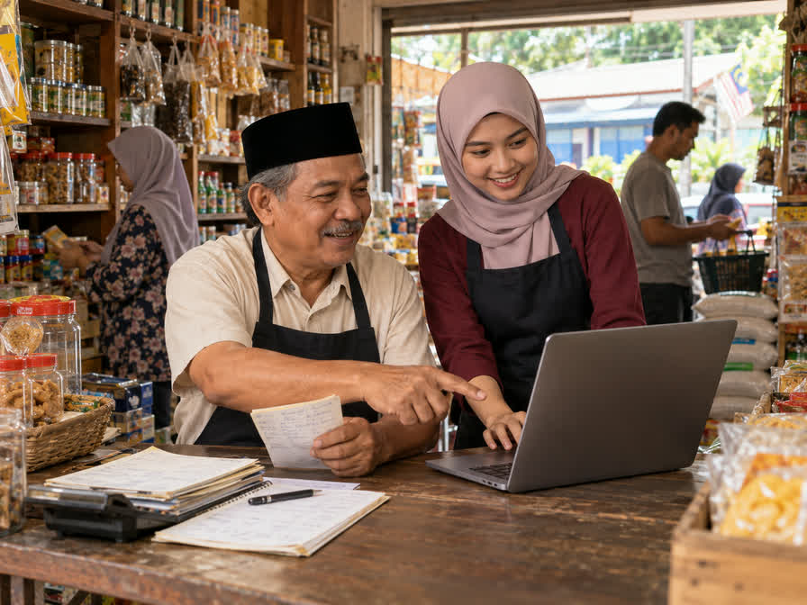 How can offline retail move to an online workflow?