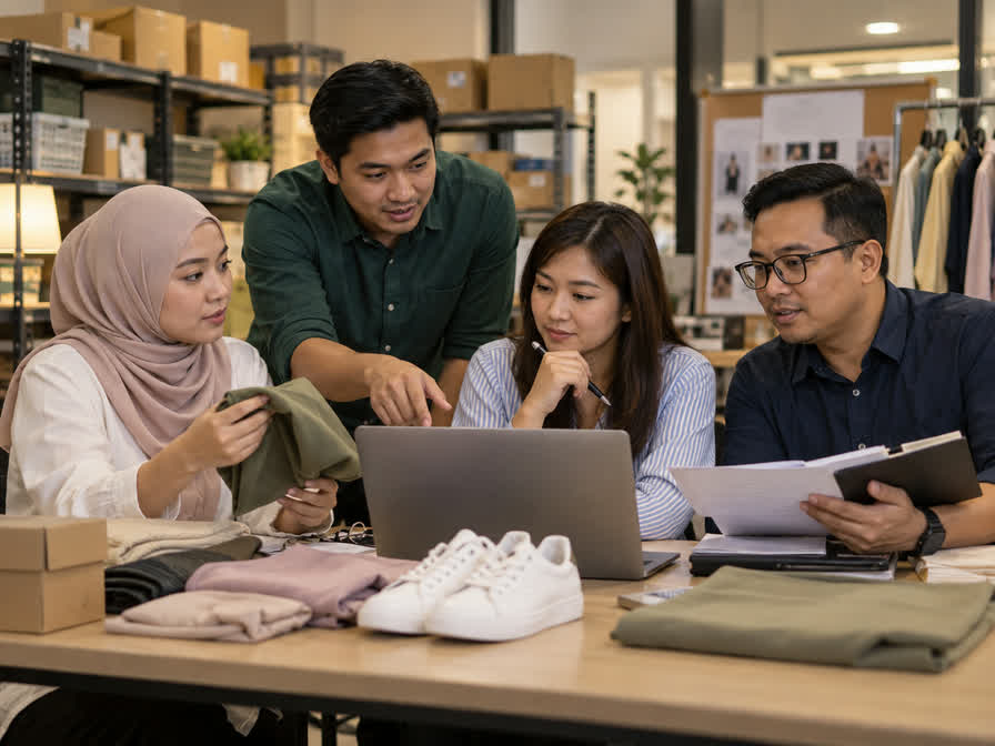 What does retail procurement software manage?