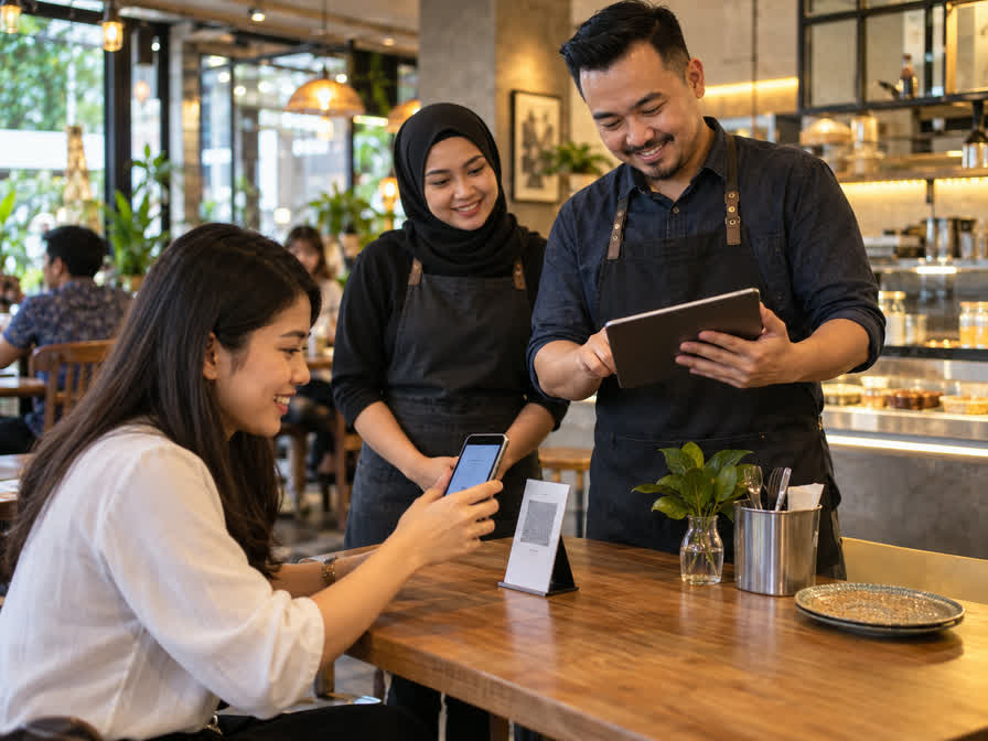 What is a QR ordering system for Malaysian restaurants?